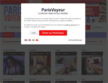 Tablet Screenshot of parisvoyeur.com